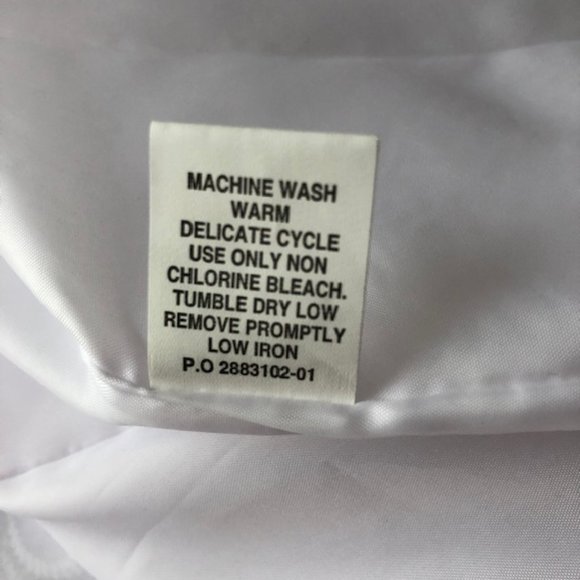 Gorgeous eyelet Tudor Court By Haband crisp white blazer Size L - Picture 12 of 14